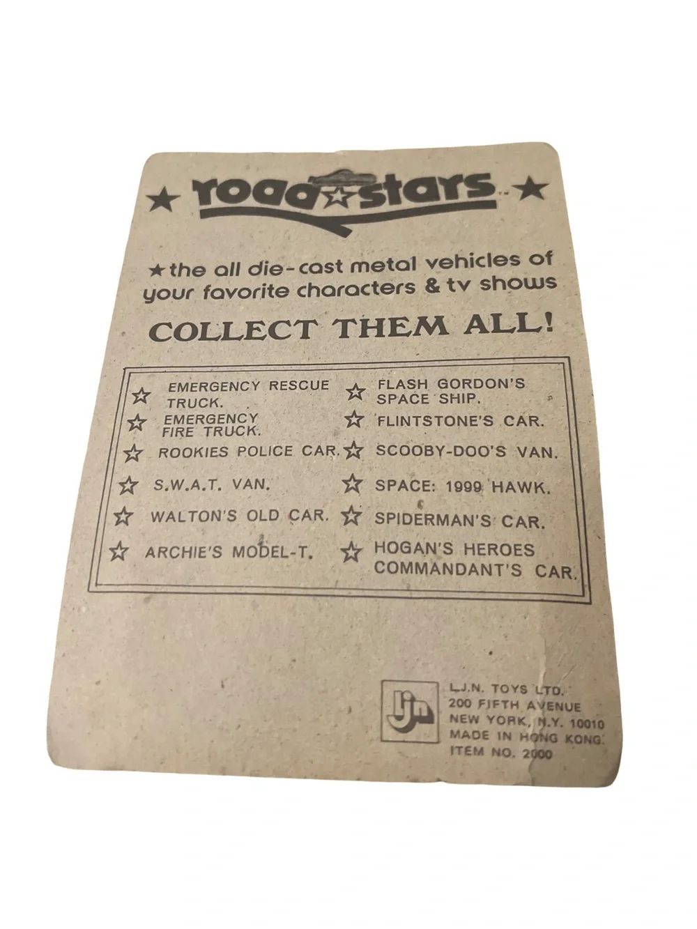 Road stars nos slightly